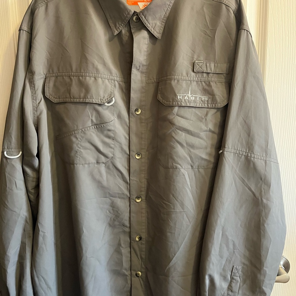 Men's Gray HABIT shirt (XL)